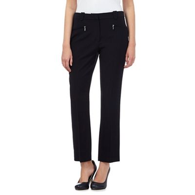The Collection Navy slim leg trousers